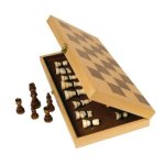 Classic Wood Folding Chess Set