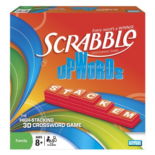 Upwords 3D Family Word Game with Stackable Letter Tiles Brand New Fun 