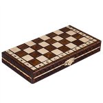 Chess Set – Royal 30 European Wooden Handmade International Chess Set – 11-3/4″ x 11-3/4″