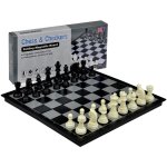 2 in 1 Travel Magnetic Chess and Checkers Set