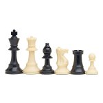 Wood Expressions Tournament Chess Set and Black Canvas Bag