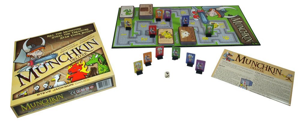 Munchkin Deluxe Board Game Board Games Messiah