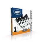 Black and Clear Glass Chess Set