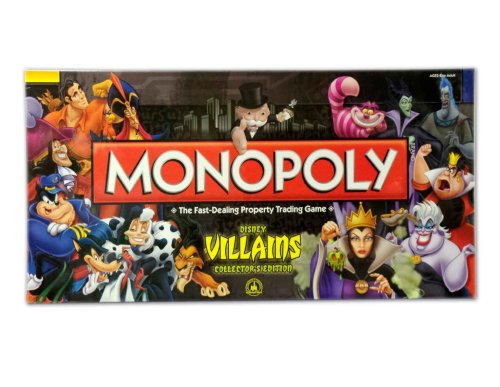 Monopoly Disney Game Villains Edition Boardgame