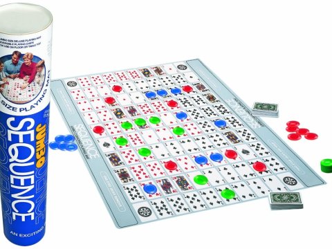 Jax Jumbo Sequence Tube Board Boardgame