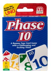 Phase 10 Card Game Boardgame