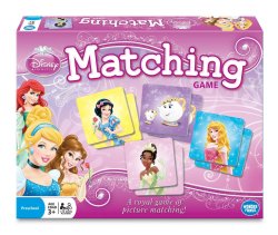 Disney Games: Princess Matching Board Game